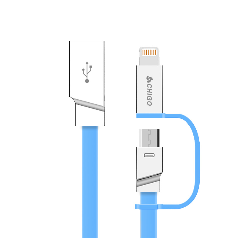 志高iphone蘋果安卓二合一數(shù)據(jù)線充電線